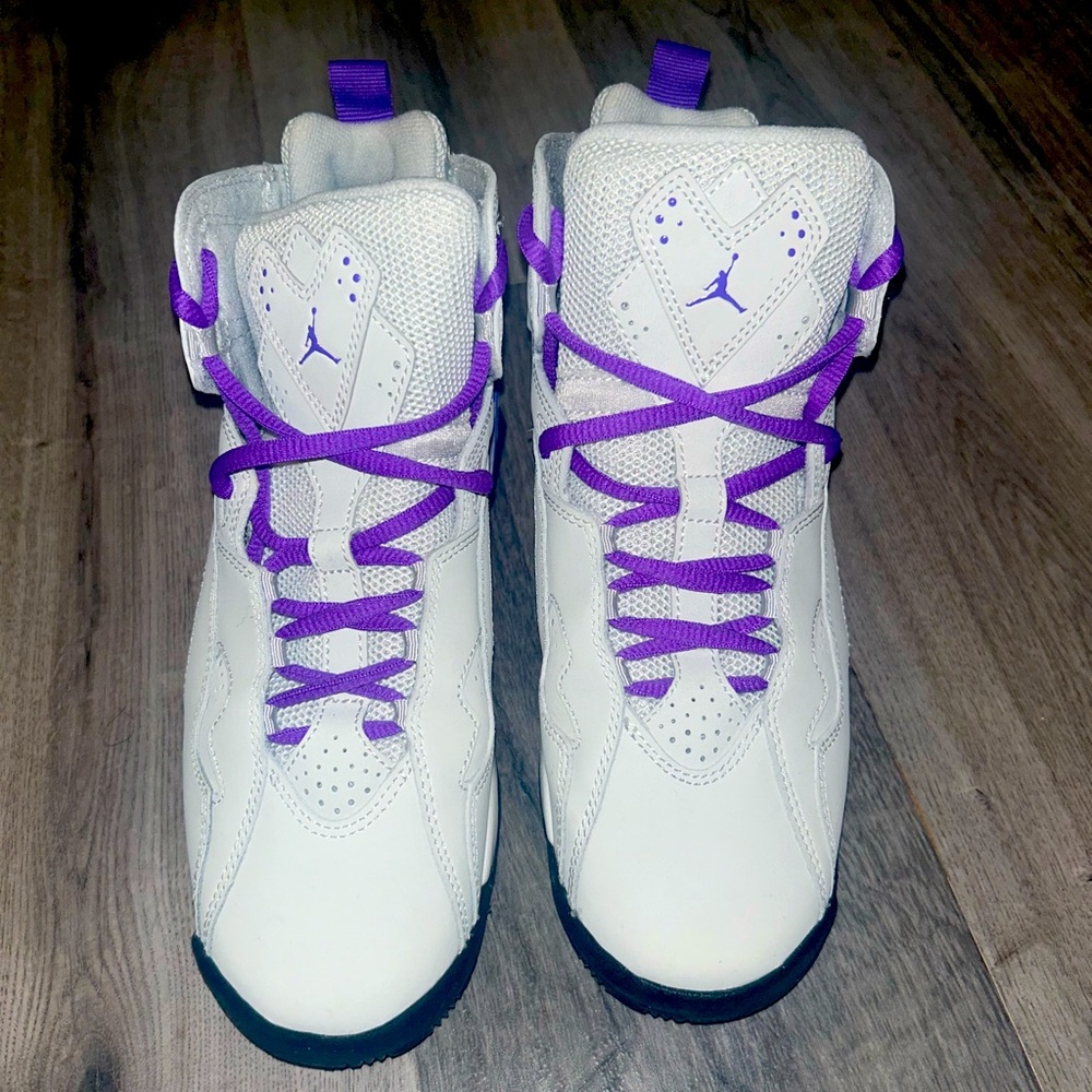 Women’s true flight Jordan’s, worn twice